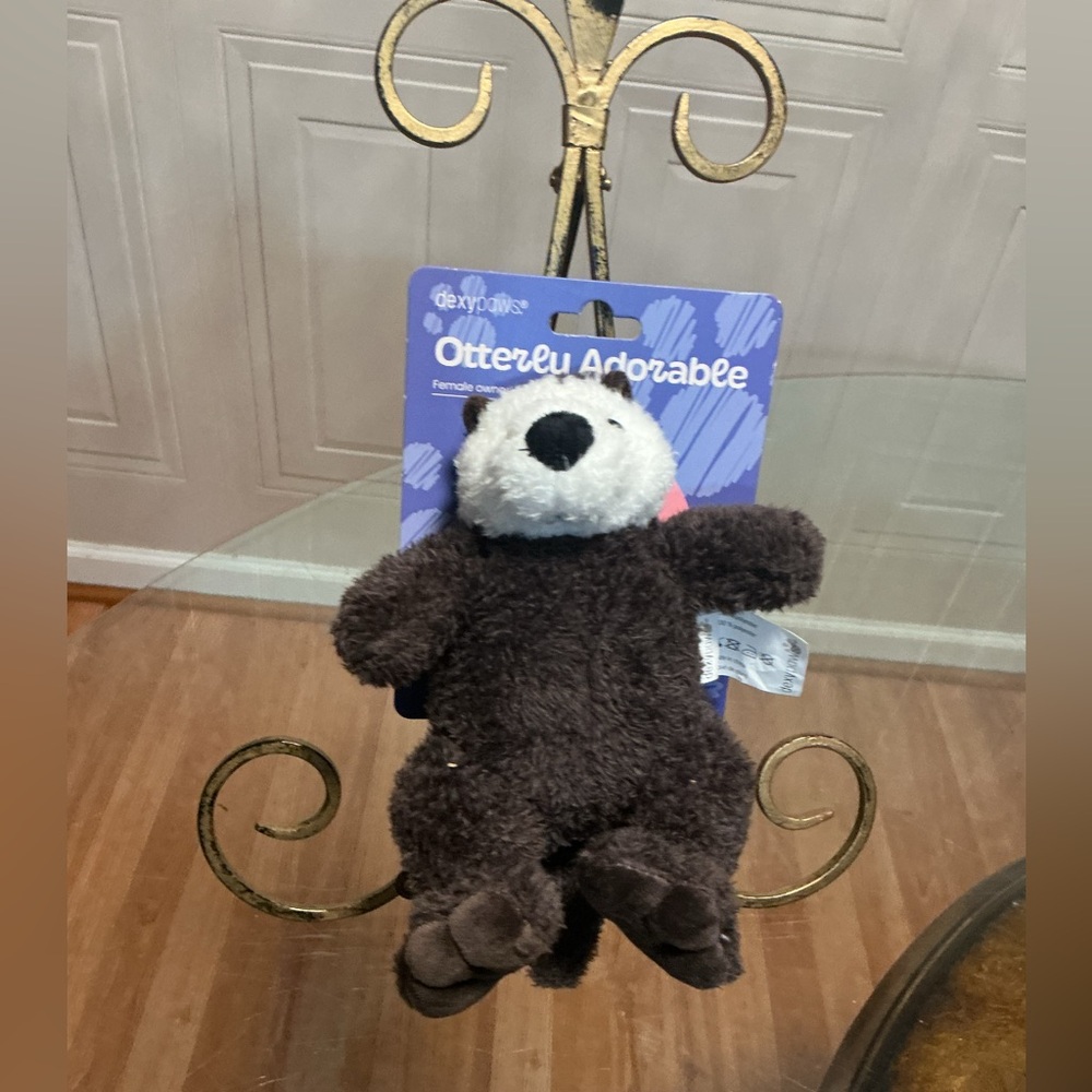 Brand New Beautiful Dexypaws Tejon Dog Toy  8.5 ” Clinker & Squeaker